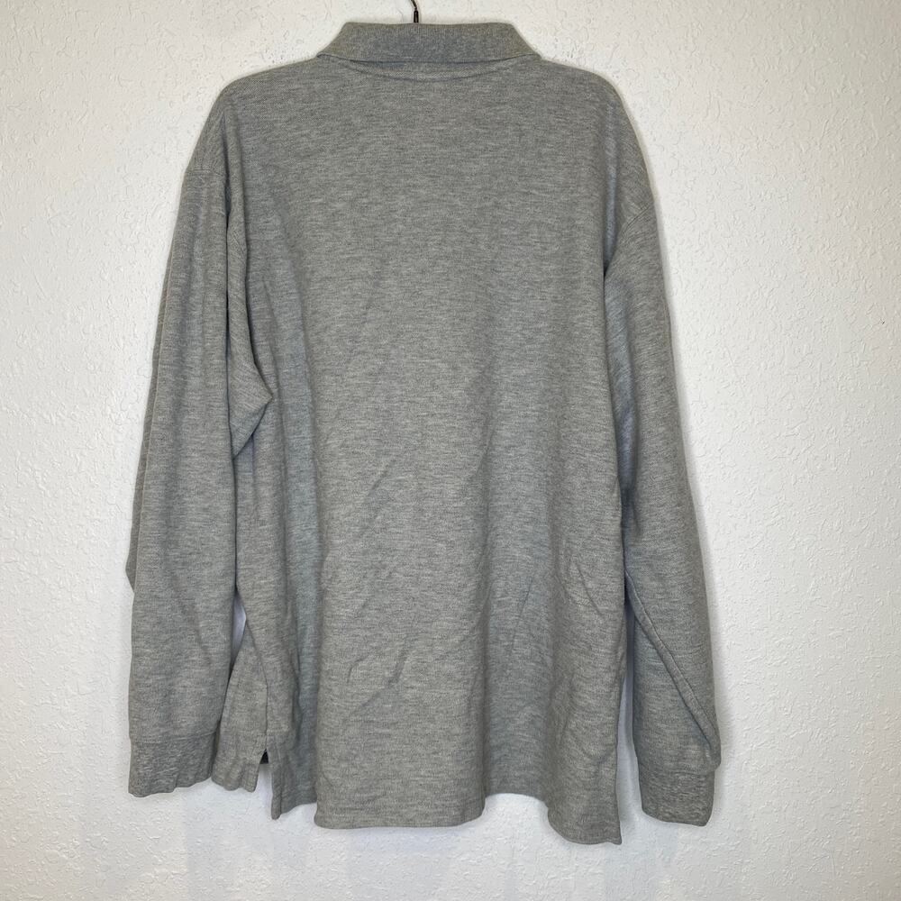 L.L. Bean Men’s Cotton Long Sleeve Pullover Polo Shirt Henley EUC Sz L Reg - Picture 6 of 10